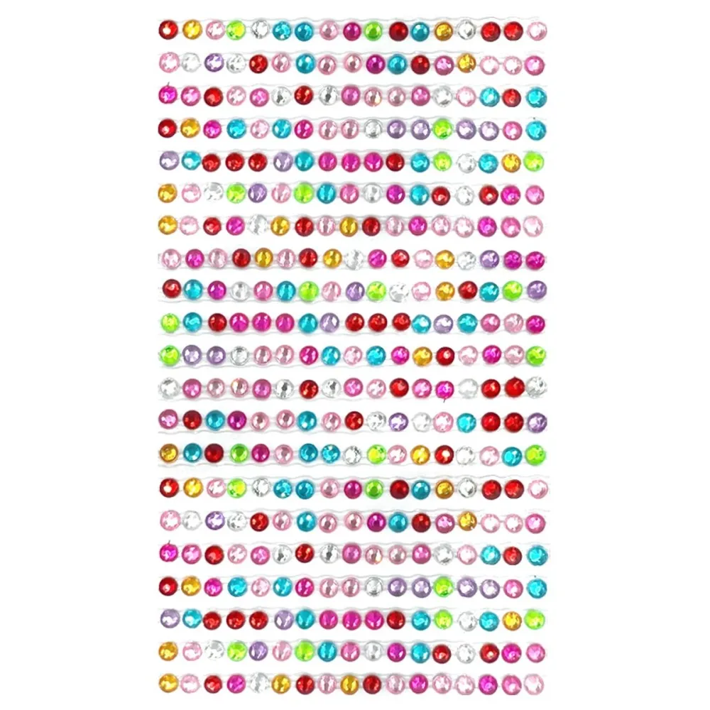 חבילת יהלומים בינוניים להדבקה - צבעוני