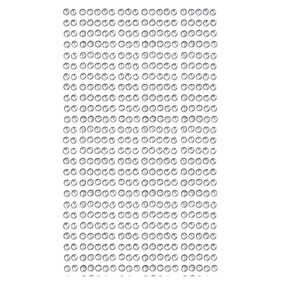 חבילת יהלומים בינוניים להדבקה - כסף