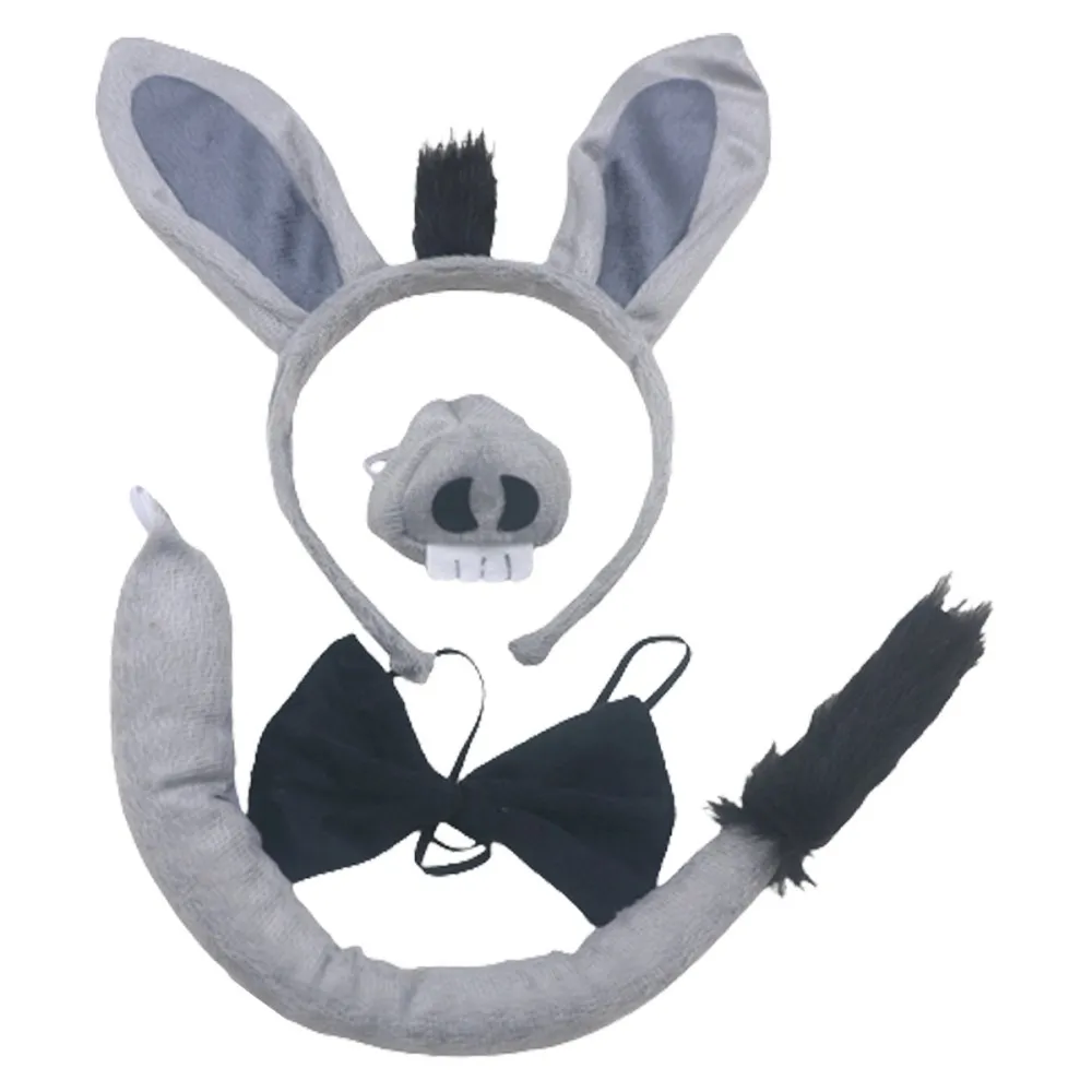 סט אוזני חמור לתחפושת קוספליי