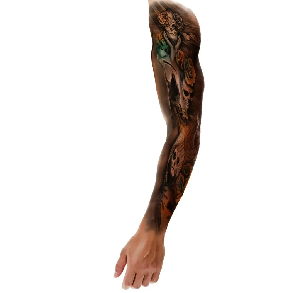 שרוול קעקוע מים ריאליסטי - דגם 5 מקצועי לאיפור תחפושות