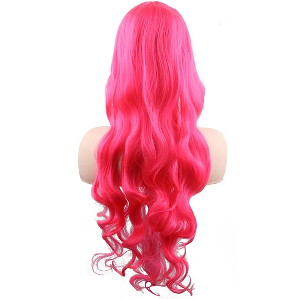 פאה גלית ארוכה - פוקסיה