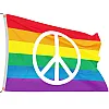 דגל גאווה ענק - Peace