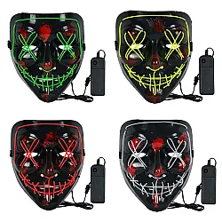 מסיכת איקסים עם תאורה