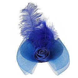 כובע קברט מנצנץ - כחול רויאל