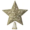 כוכב ספירלה לעץ אשוח 19.5 ס״מ - זהב