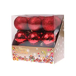 מארז כדורי דיסקו ונצנצים לעץ אשוח