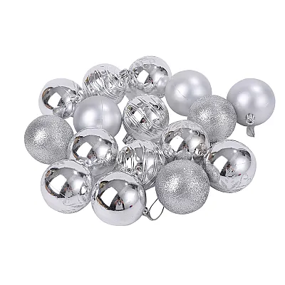 מארז 16 כדורי כריסמס יוקרתי מעוטר 6 ס״מ