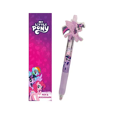עט הפוני הקטן שלי + סימניה - Twilight Sparkle