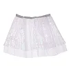 חצאית פייטים בצבע לבן לתחפושת