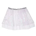חצאית פייטים בצבע לבן לתחפושת