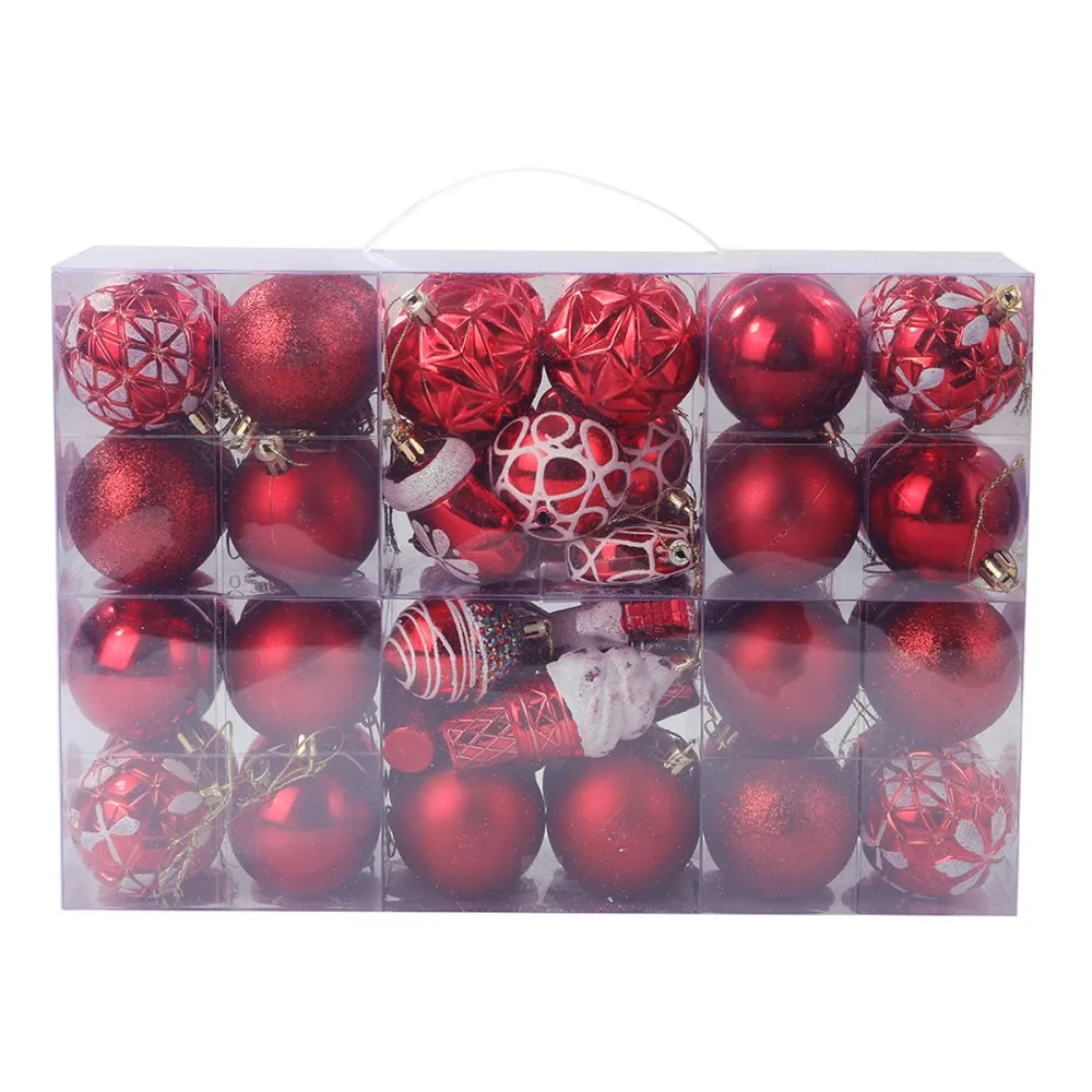 מארז מזוודה משולב קישוטים וכדורי כריסמס