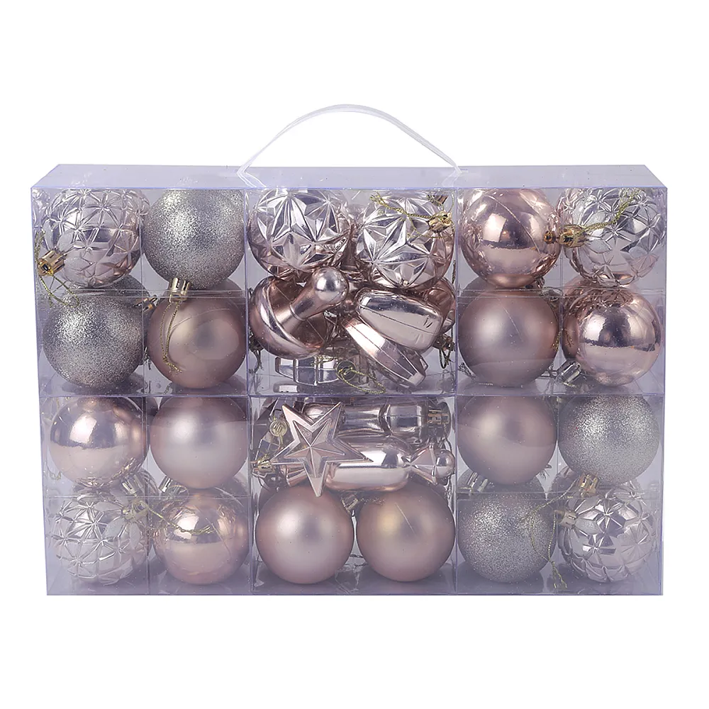 מארז מזוודה משולב קישוטים וכדורי כריסמס