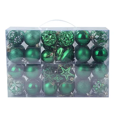 מארז מזוודה משולב קישוטים וכדורי כריסמס