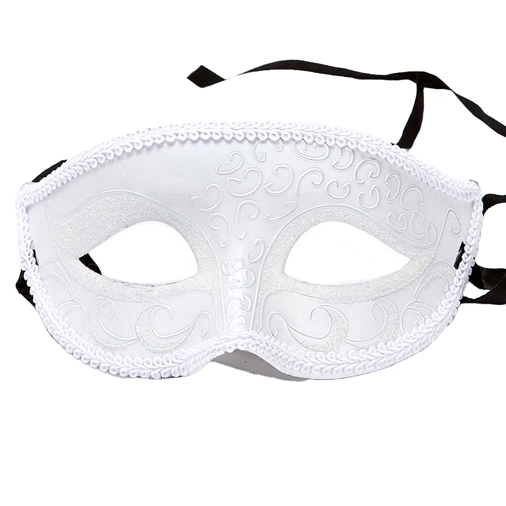 מסכת ונציה מעוטרת לתחפושת