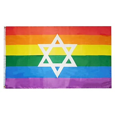דגל גאווה ענק עם מגון דוד