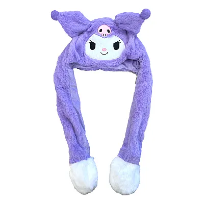 כובע אוזניים קופצות - קורומי סגול