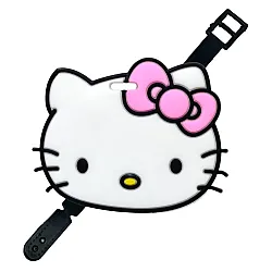 תג שם למזוודה - פרצוף הלו קיטי