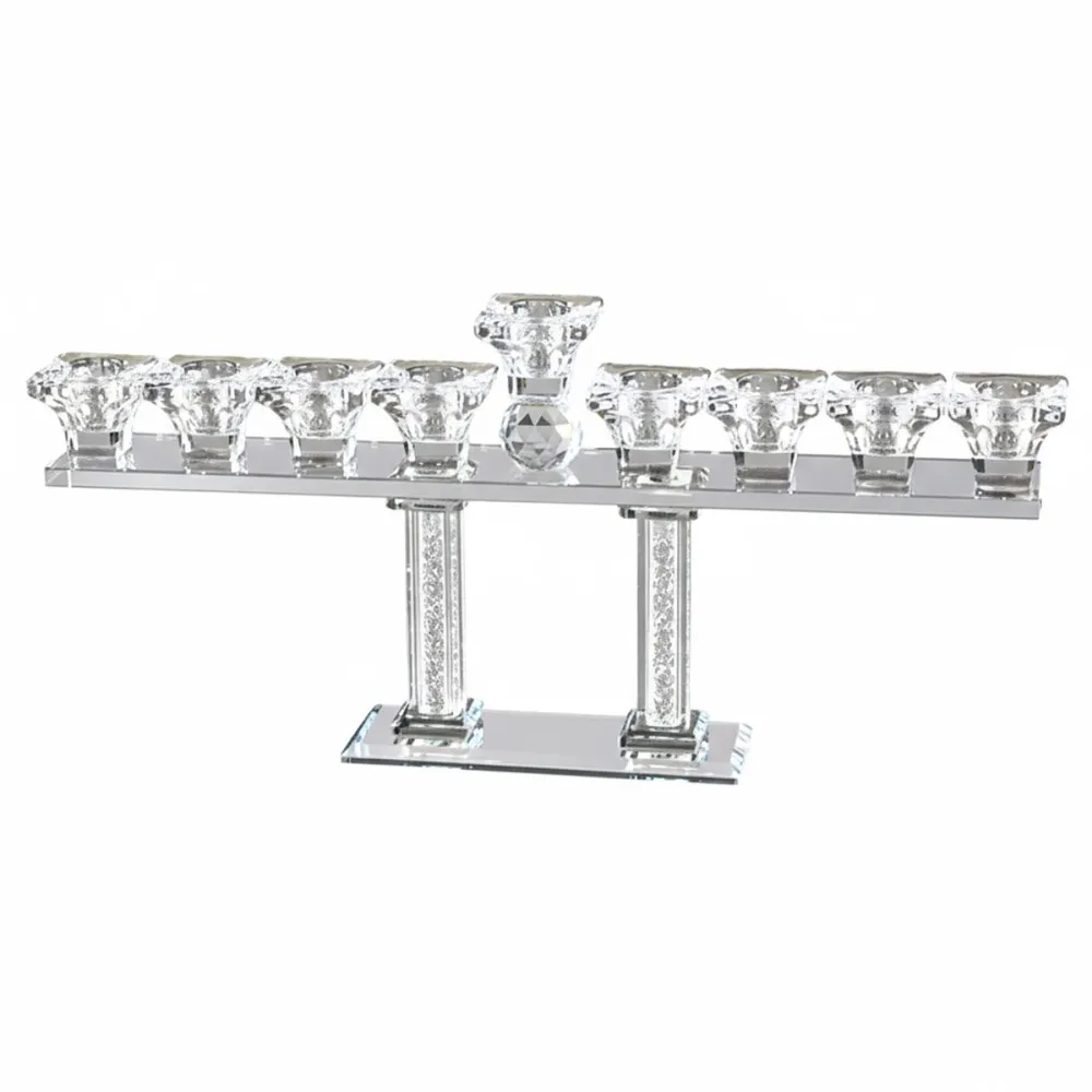 חנוכיית קריסטל 37x17 ס״מ