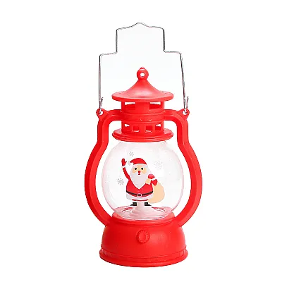 עששית כריסמס 14 ס״מ - סנטה ושק ממתקים