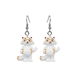 זוג עגילי כראמל קורץ