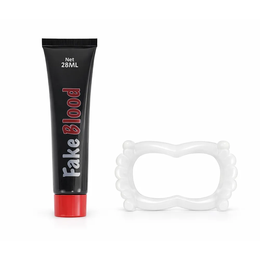 שפופרת דם מזויף ושיני ערפד