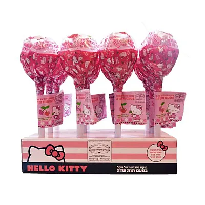 בוקט סוכריות על מקל - הלו קיטי