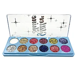 פלטת 12 צלליות נצנים Glitter Shine