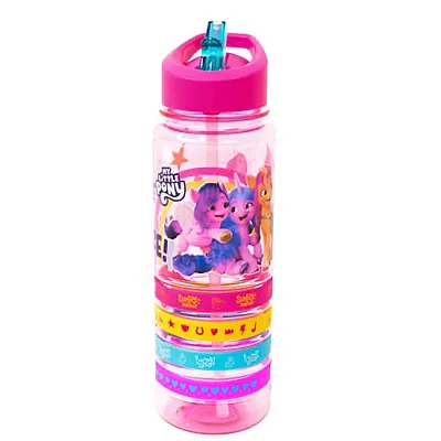 בקבוק טריטן עם צמידים - הפוני הקטן שלי 700 מל