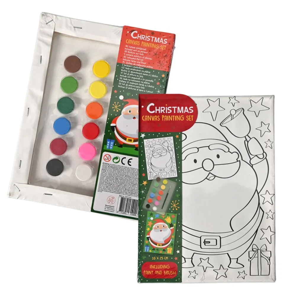 קנבס כריסמס לצביעה