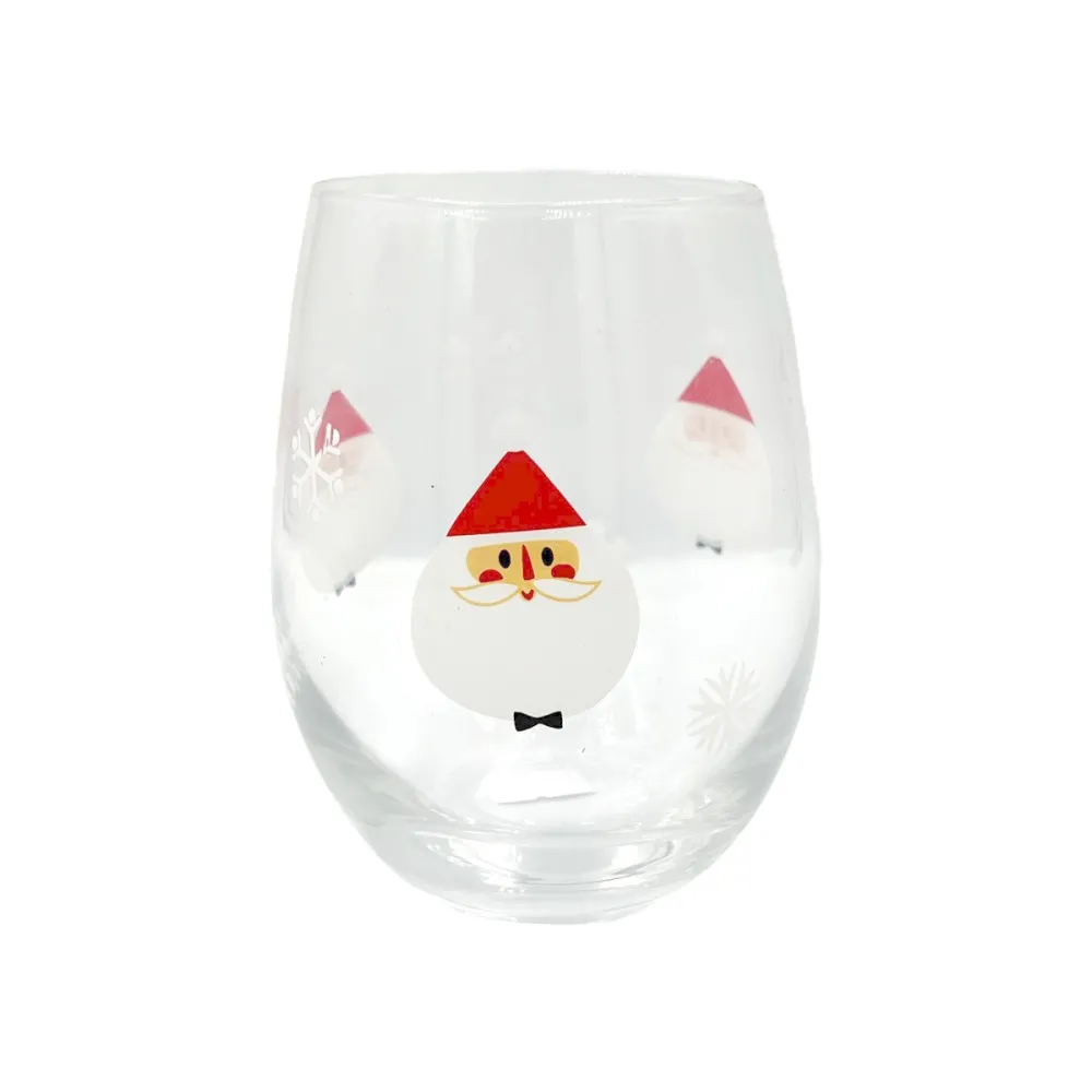 כוס זכוכית סנטה נמוכה