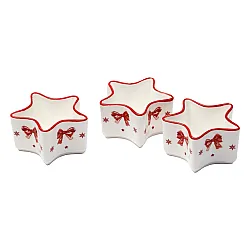 3 קעריות כוכב (9x9x3 ס"מ)