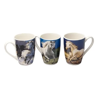 מג קרמיקה סוסים 400ml