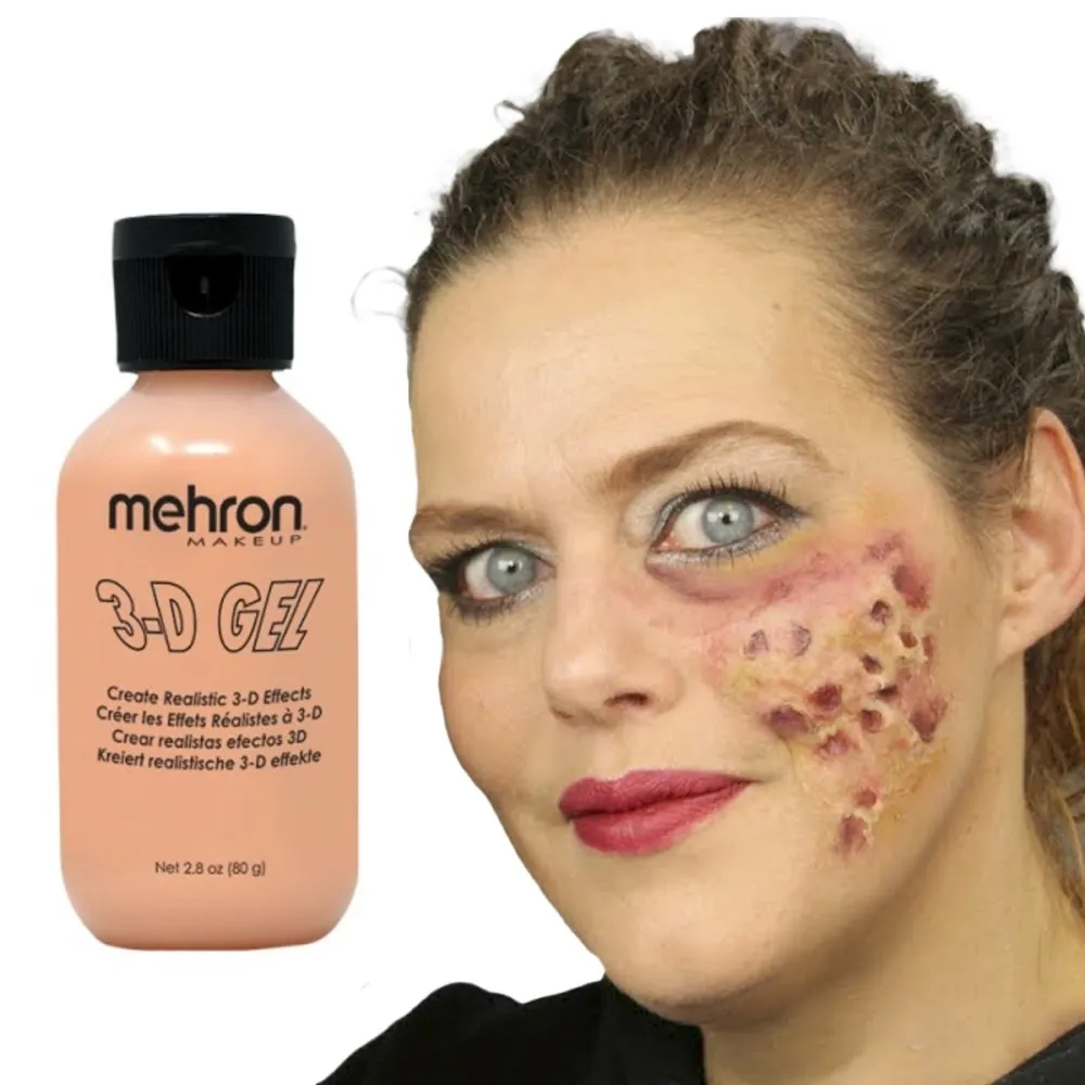 ג'ל תלת מיימד לצלקות Mehron - צבע גוף מקצועי לאיפור תחפושות