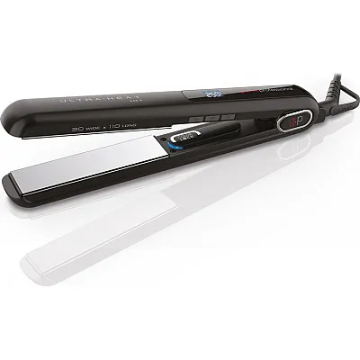 G-Evo Ultra Heat Silk Chrome Titanium מחליק שיער מקצועי