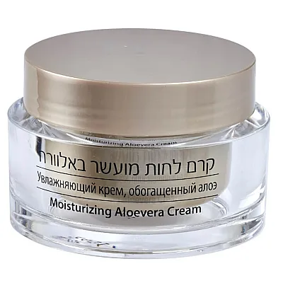 קרם פנים ים המלח מועשר באלוורה