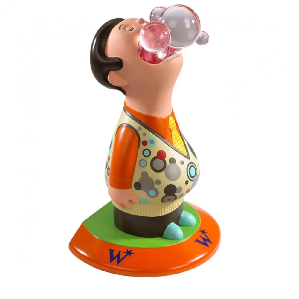 פסל ילד הבועות תומך ספרים