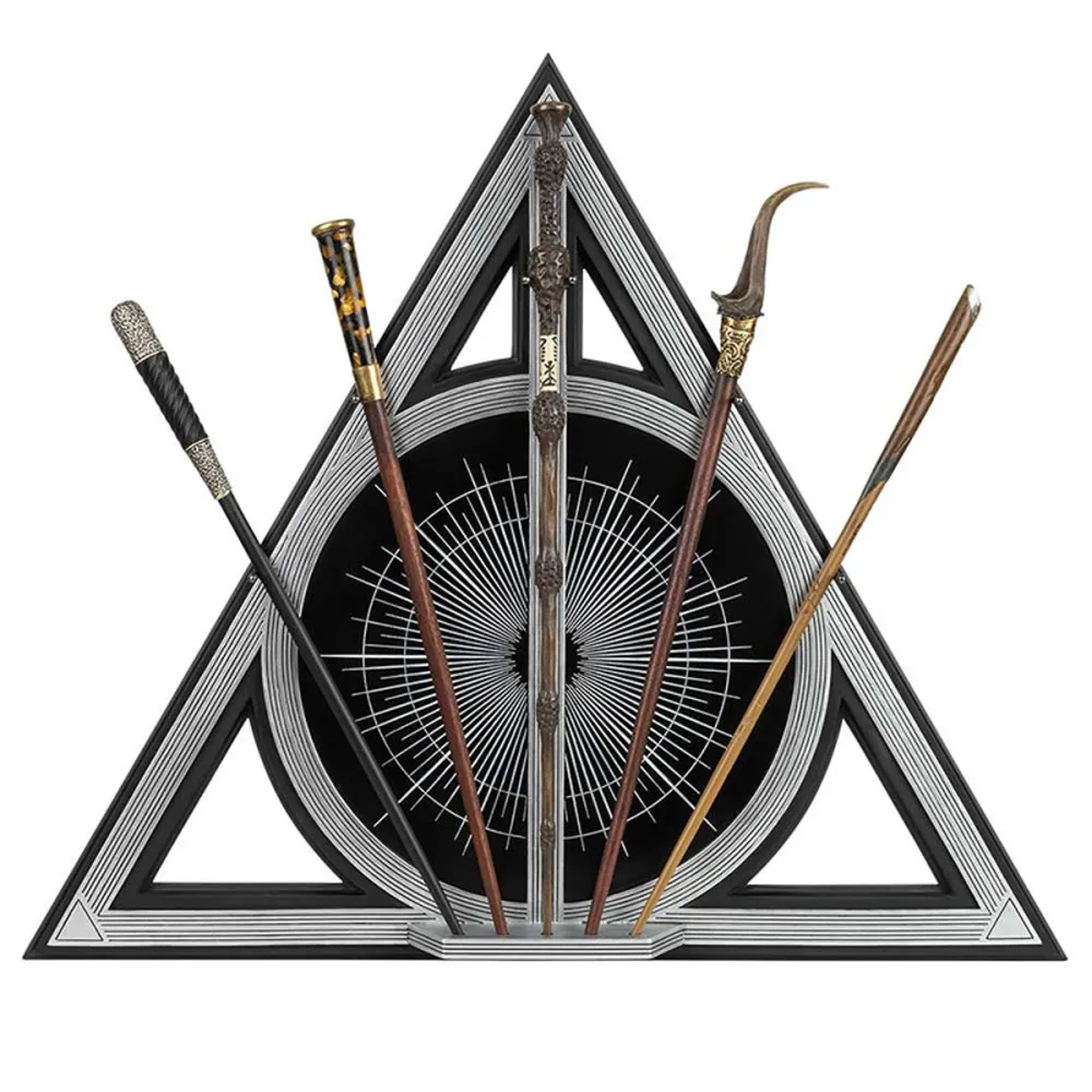 סט 5 שרביטי גרינדלוולד + מעמד תצוגה