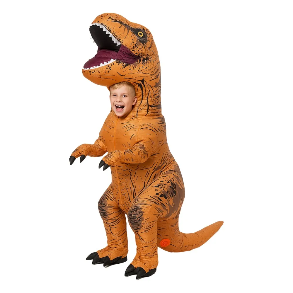 תחפושת טי רקס מתנפחת ילדים