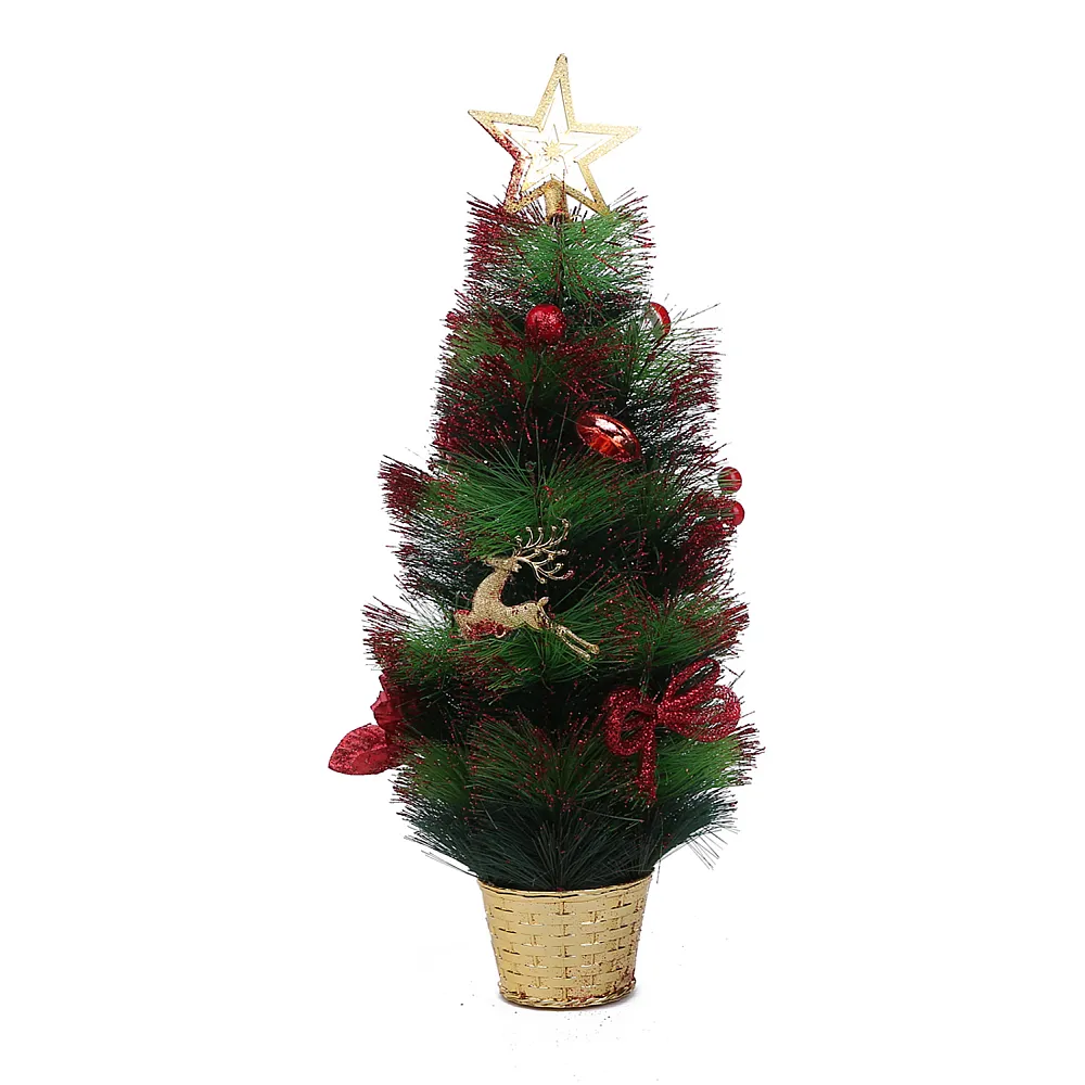 עץ אשוח מקושט 45 סמ