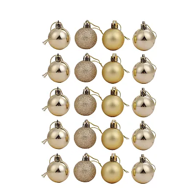 סט 20 כדורי כריסמס