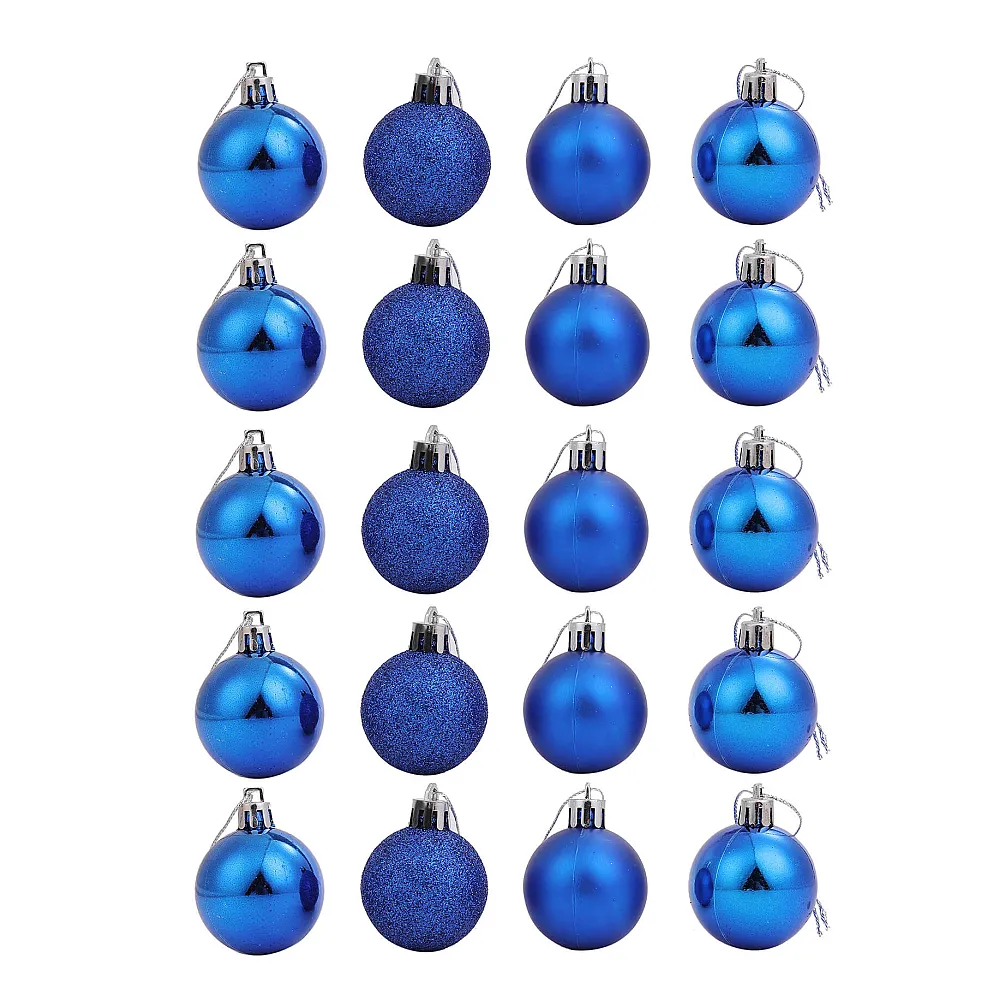 סט 20 כדורי כריסמס