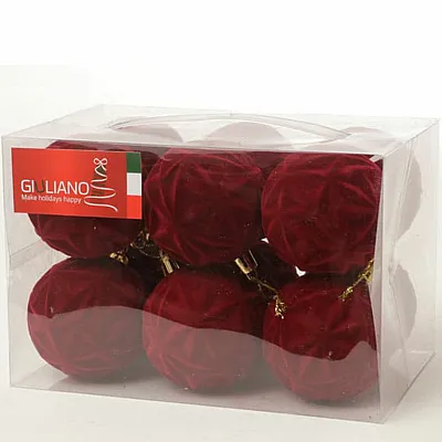 12 כדורי קטיפה יוקרתיים 6 סמ