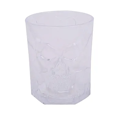 כוס גולגולת בצבע שקוף