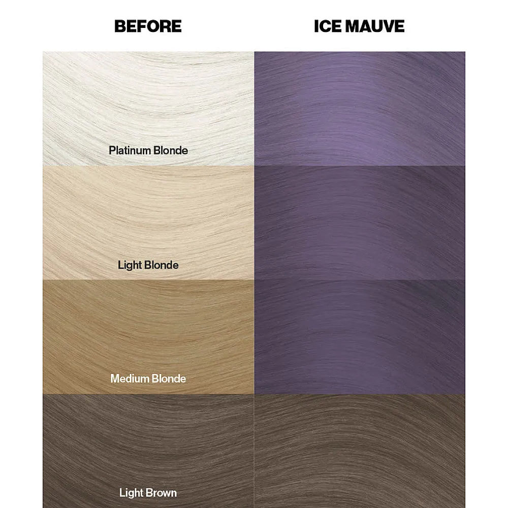 צבע שיער אייס מוב Ice Mauve