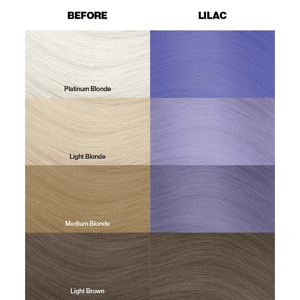 צבע שיער סגול לילך Lilac