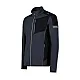 Men's Grid-Tech Colour-Block Sweatshirt With Reflective Print on the Sleeves