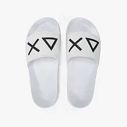 נעליים לאישה SUN68 SLIPPERS LOGO WHITE