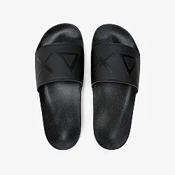 נעליים לגבר SUN68 SLIPPERS LOGO BLACK