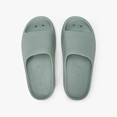 נעליים לגבר SUN68 SUPPERS MONOBLOCK LOGO - SAGE GREEN