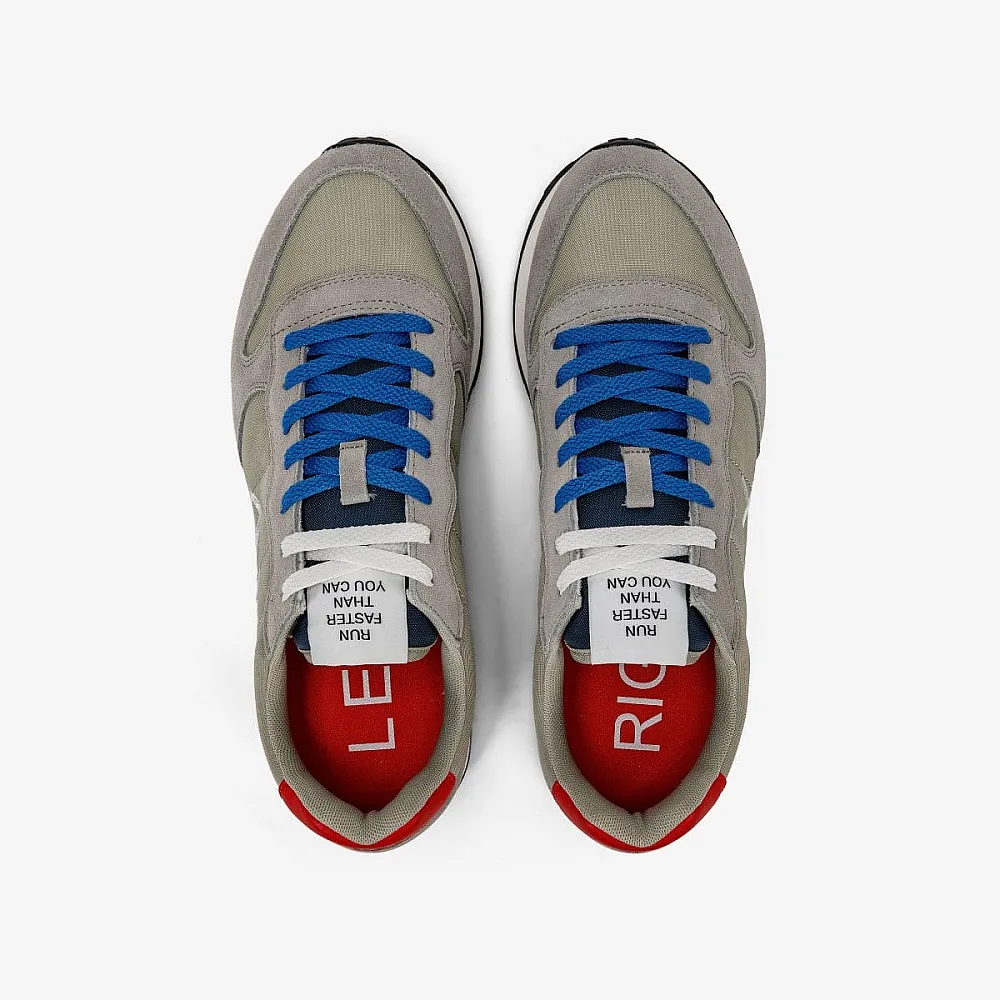 נעלי סניקרס לגבר SUN68 TOM SOLID - Light Gray